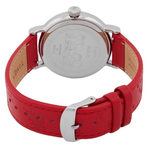 NWT Authentic Timex Peanuts Snoopy Santa Quartz Watch - Picture 3 of 3